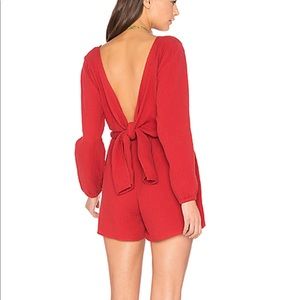 Red Romper! Worn once!
